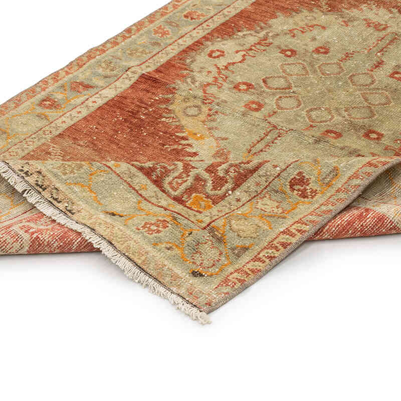 Vintage Turkish Hand-Knotted Runner - 3' 3" x 10' 1" (39" x 121") - K0072024
