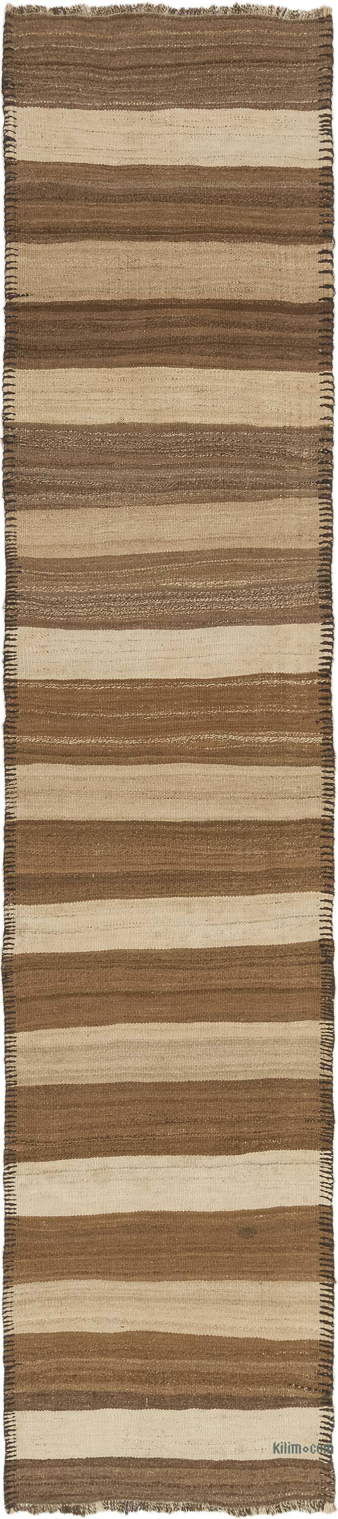 Vintage Turkish Kilim Runner - 2' 7" x 11' 11" (31" x 143") - K0072048