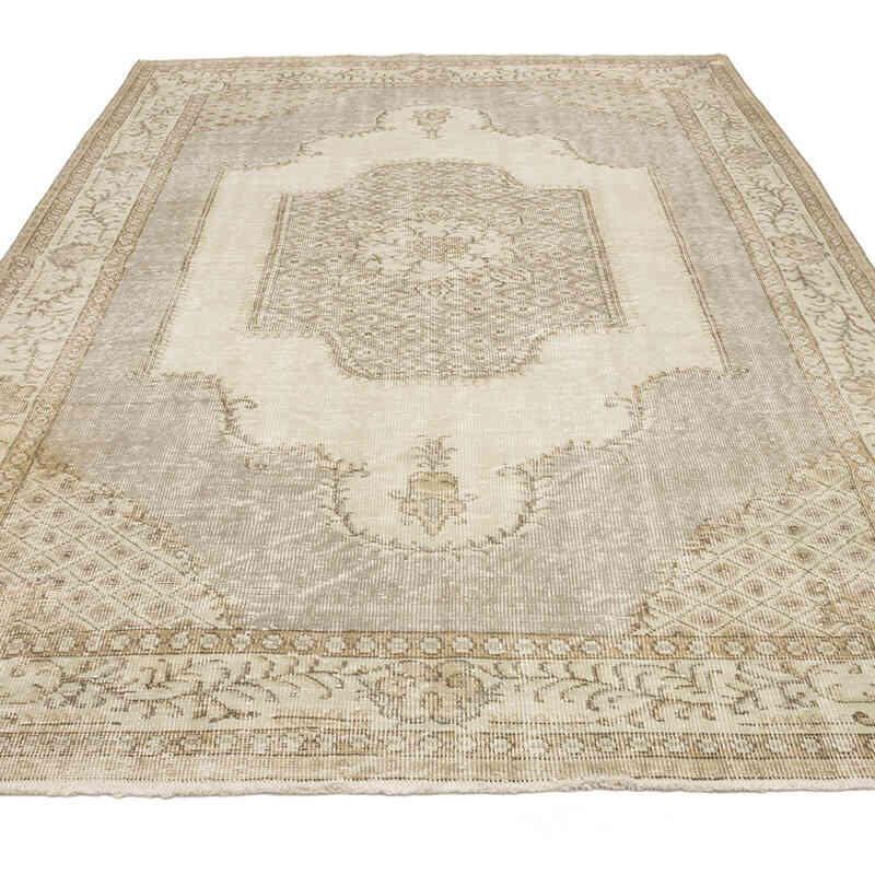 Vintage Turkish Hand-Knotted Rug - 5' 10" x 9' 1" (70" x 109") - K0072050