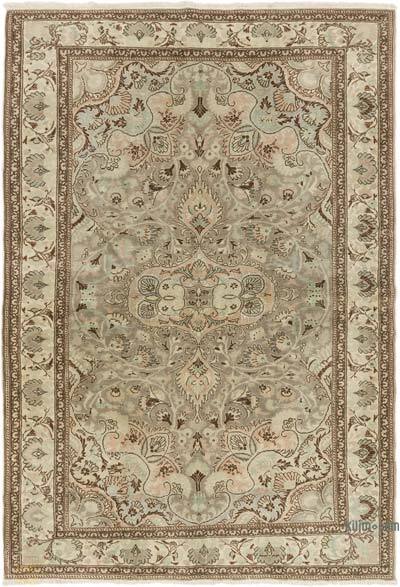 El Dokuma Vintage Halı - 146 cm x 211 cm