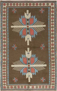 El Dokuma Vintage Halı - 165 cm x 256 cm