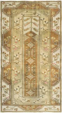 El Dokuma Vintage Halı - 128 cm x 228 cm
