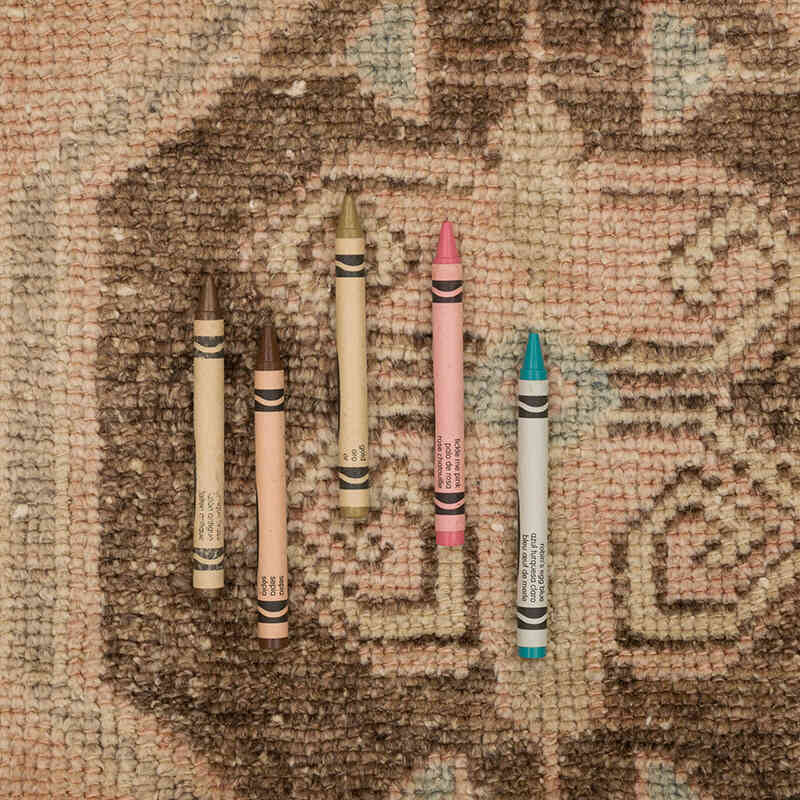 Alfombra Vintage Turca Anudada a Mano - 92 cm x 147 cm - K0072071