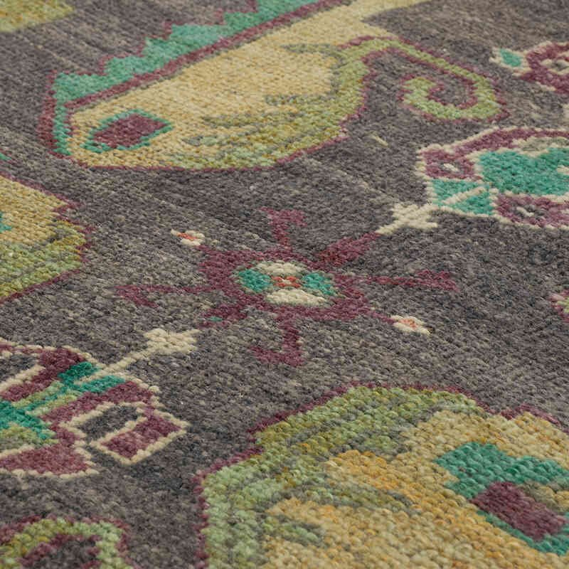 Vintage Turkish Hand-Knotted Runner - 3'  x 12' 1" (36" x 145") - K0072075