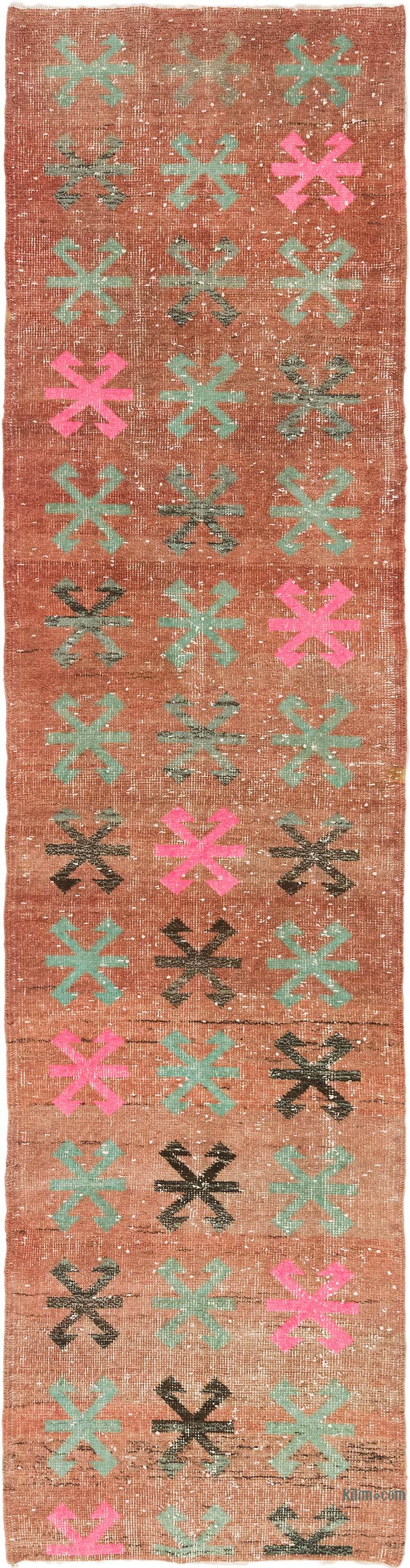 Alfombra Turca Vintage De Pasillo - 74 cm x 284 cm - K0072076