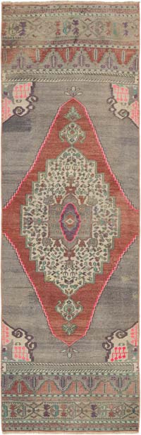 Vintage Anadolu Yolluk - 87 cm x 274 cm
