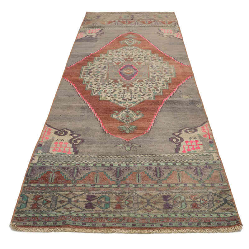 Vintage Anadolu Yolluk - 87 cm x 274 cm - K0072077