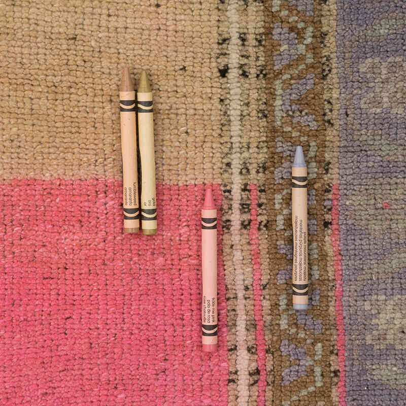 Vintage Turkish Hand-Knotted Rug - 3' 5" x 4' 4" (41" x 52") - K0072080