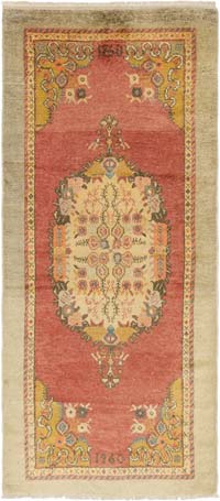 El Dokuma Vintage Halı - 101 cm x 230 cm