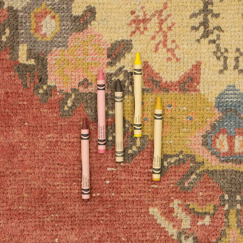 Vintage Turkish Hand-Knotted Rug - 3' 4" x 7' 7" (40" x 91") - K0072082