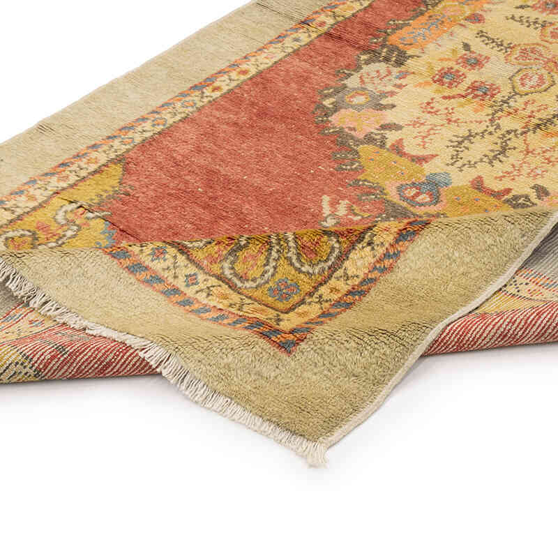 Vintage Turkish Hand-Knotted Rug - 3' 4" x 7' 7" (40" x 91") - K0072082