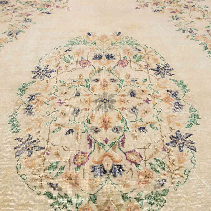 El Dokuma Vintage Halı - 205 cm x 260 cm - K0072084