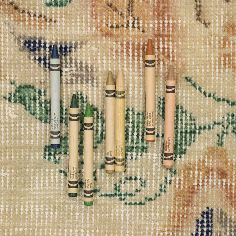 El Dokuma Vintage Halı - 205 cm x 260 cm - K0072084