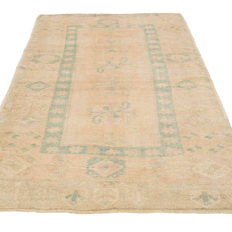 El Dokuma Vintage Halı - 108 cm x 198 cm - K0072093