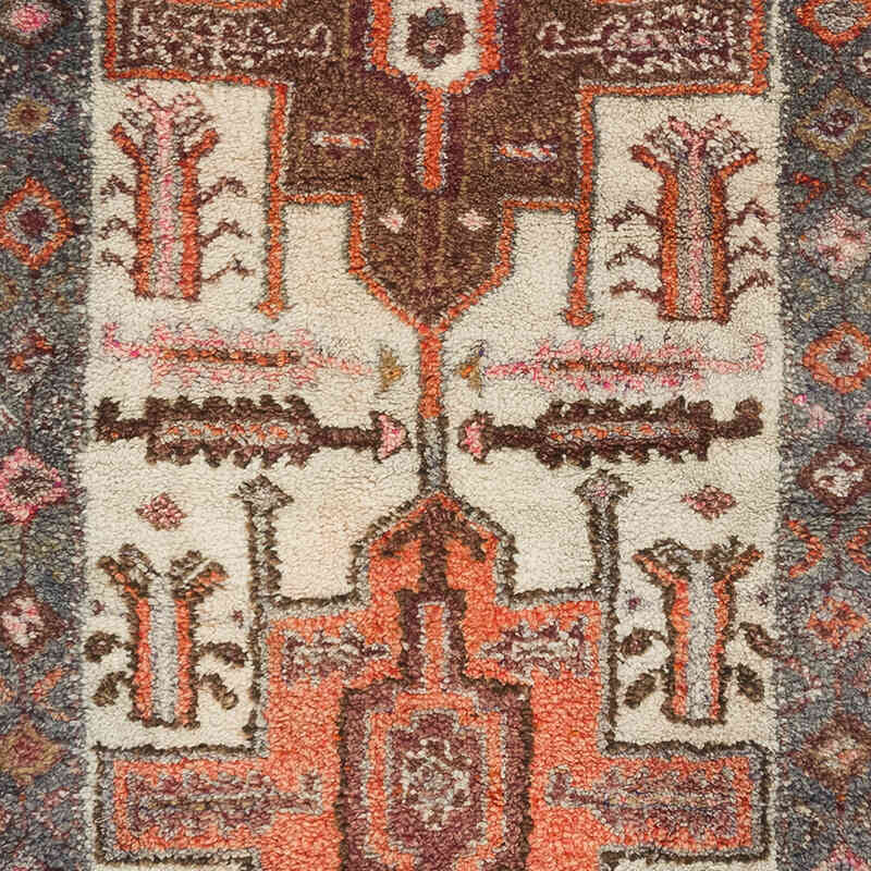 Vintage Tribal Runner Rug - 3' 10" x 11' 8" (46" x 140") - K0072101