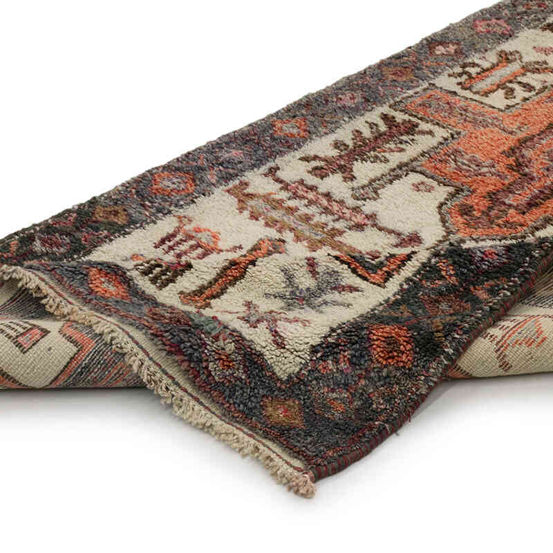 Vintage Tribal Runner Rug - 3' 10" x 11' 8" (46" x 140") - K0072101
