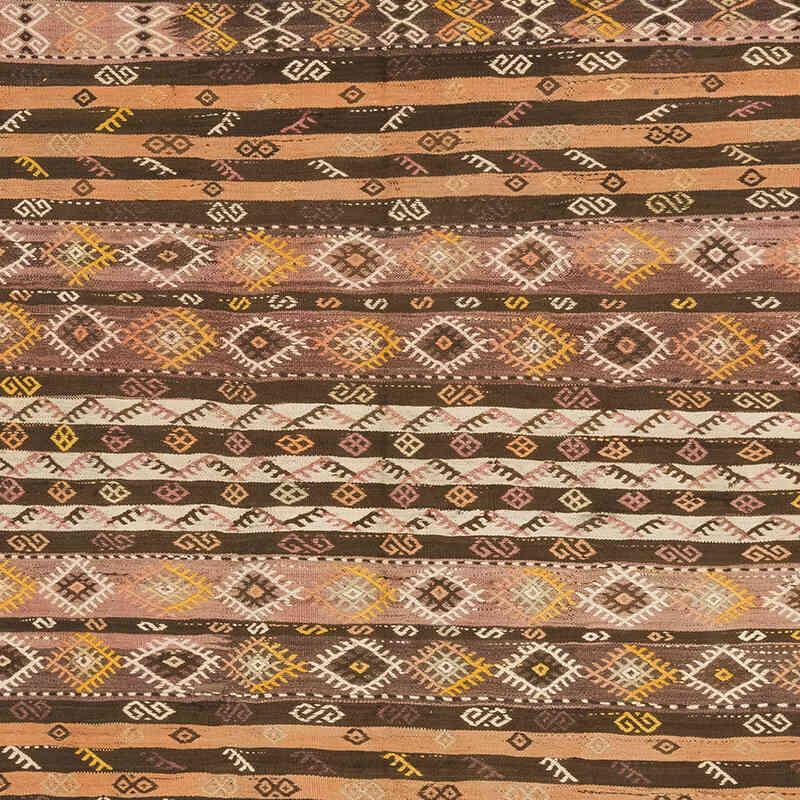 Vintage Anatolian Kilim Rug - 6' 6" x 8' 5" (78" x 101") - K0072106