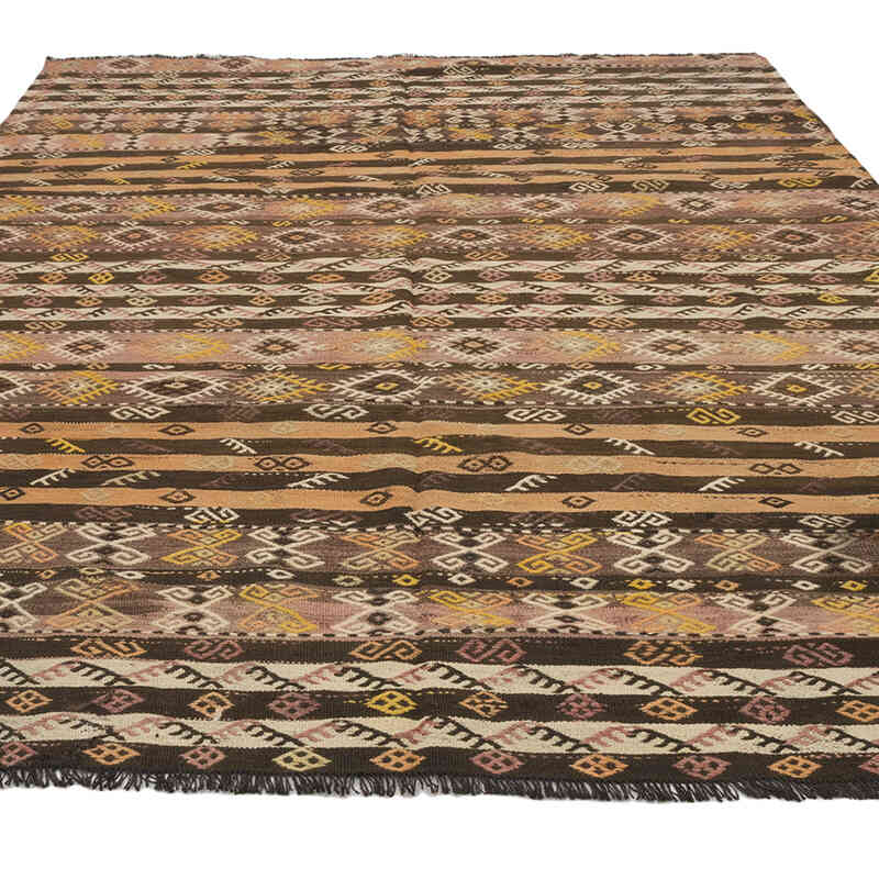 Vintage Anatolian Kilim Rug - 6' 6" x 8' 5" (78" x 101") - K0072106