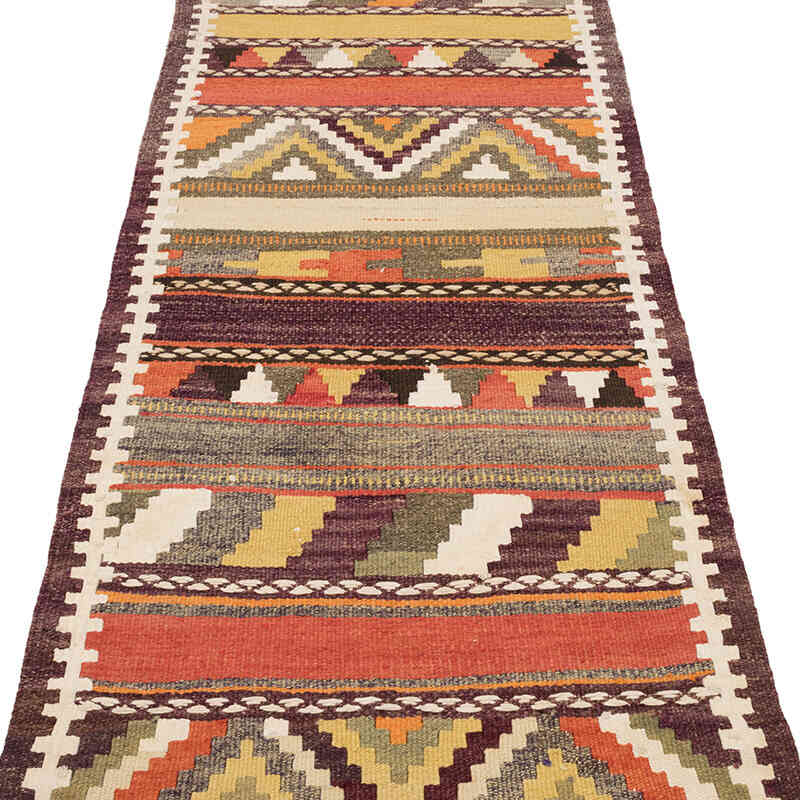 Vintage Anadolu Kilim Yolluk - 83 cm x 250 cm - K0072110