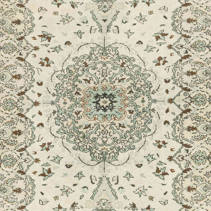 Vintage Turkish Hand-Knotted Rug - 5' 8" x 8' 8" (68" x 104") - K0072115