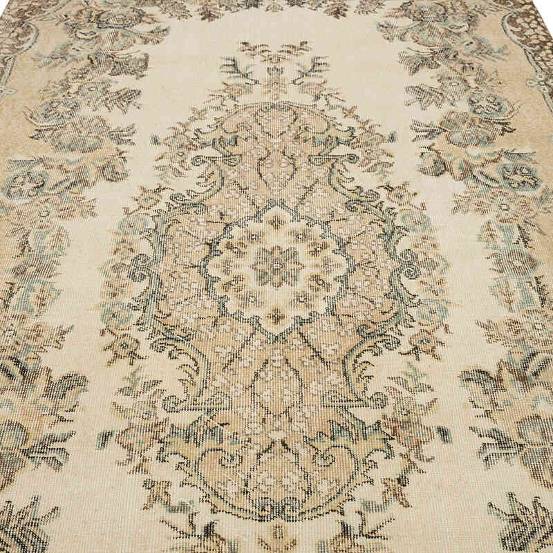 Alfombra Vintage Turca Anudada a Mano - 170 cm x 276 cm - K0072116