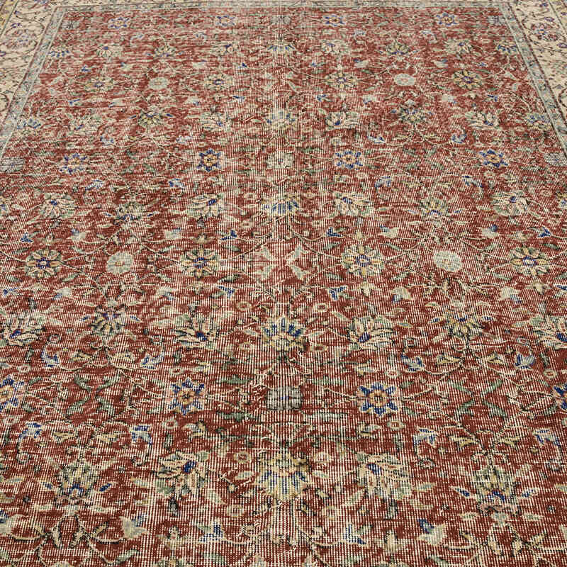 Vintage Turkish Hand-Knotted Rug - 6' 3" x 9' 8" (75" x 116") - K0072120