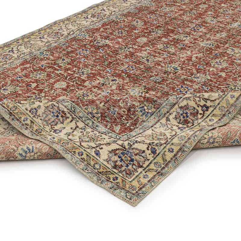 Vintage Turkish Hand-Knotted Rug - 6' 3" x 9' 8" (75" x 116") - K0072120