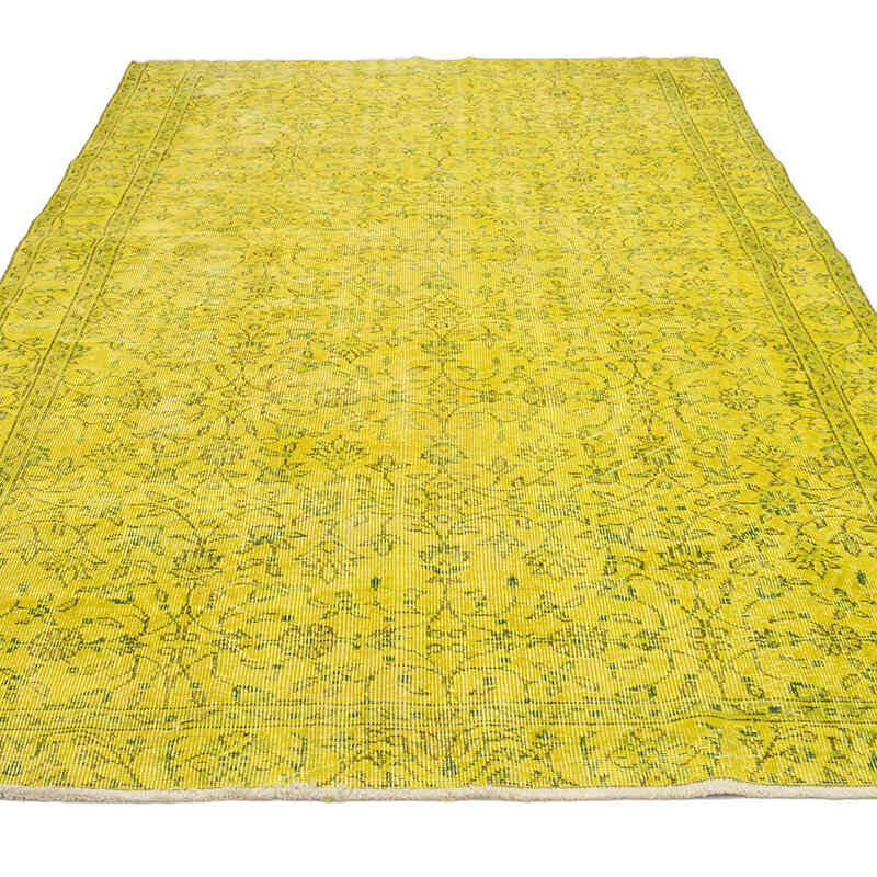 Alfombra Turca Vintage Sobre-teñida - 158 cm x 270 cm - K0072121