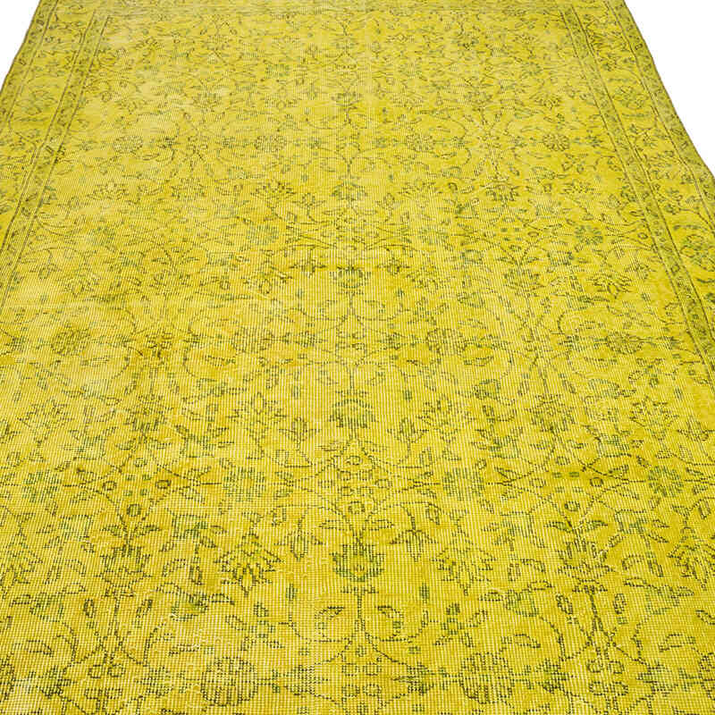 Alfombra Turca Vintage Sobre-teñida - 158 cm x 270 cm - K0072121