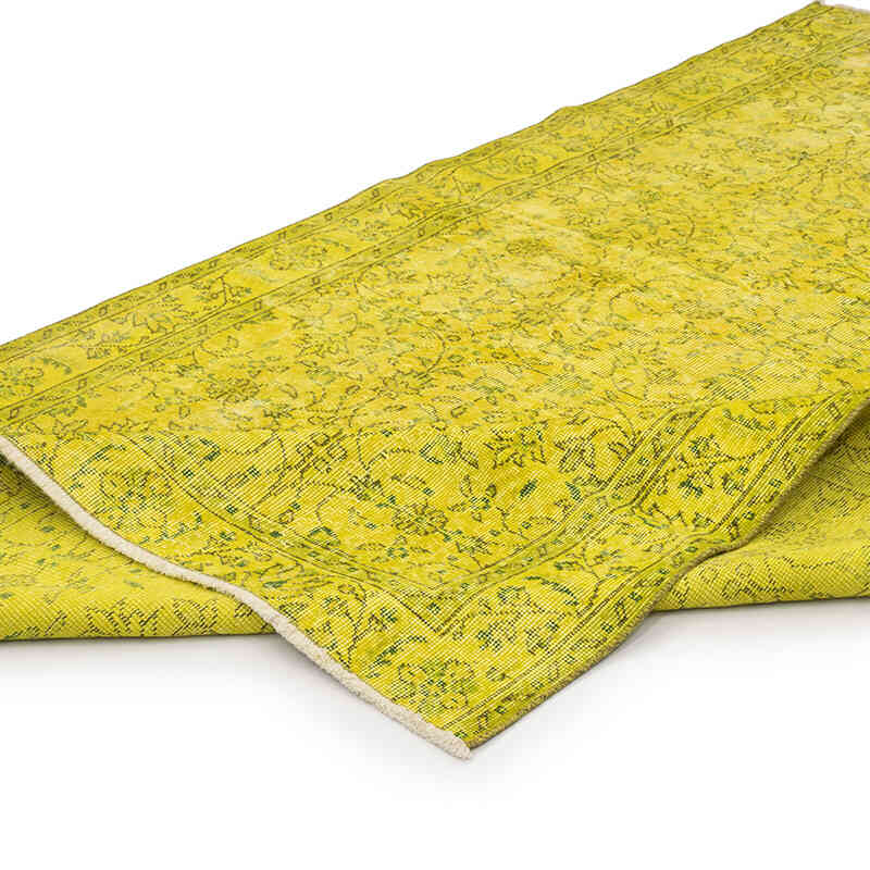 Alfombra Turca Vintage Sobre-teñida - 158 cm x 270 cm - K0072121