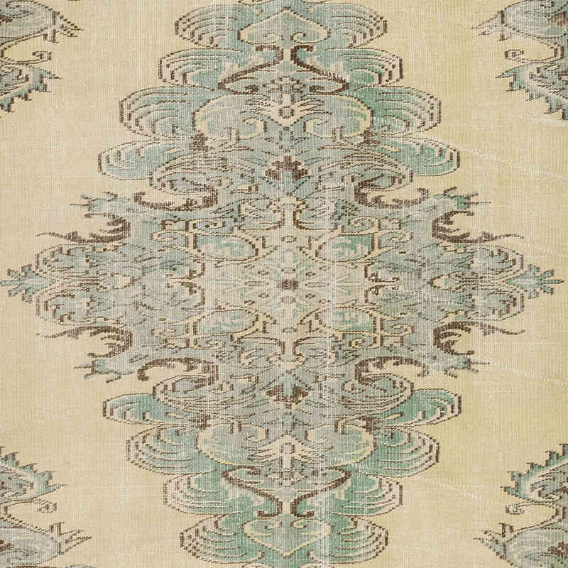 Vintage Turkish Hand-Knotted Rug - 6' 1" x 9' 4" (73" x 112") - K0072123