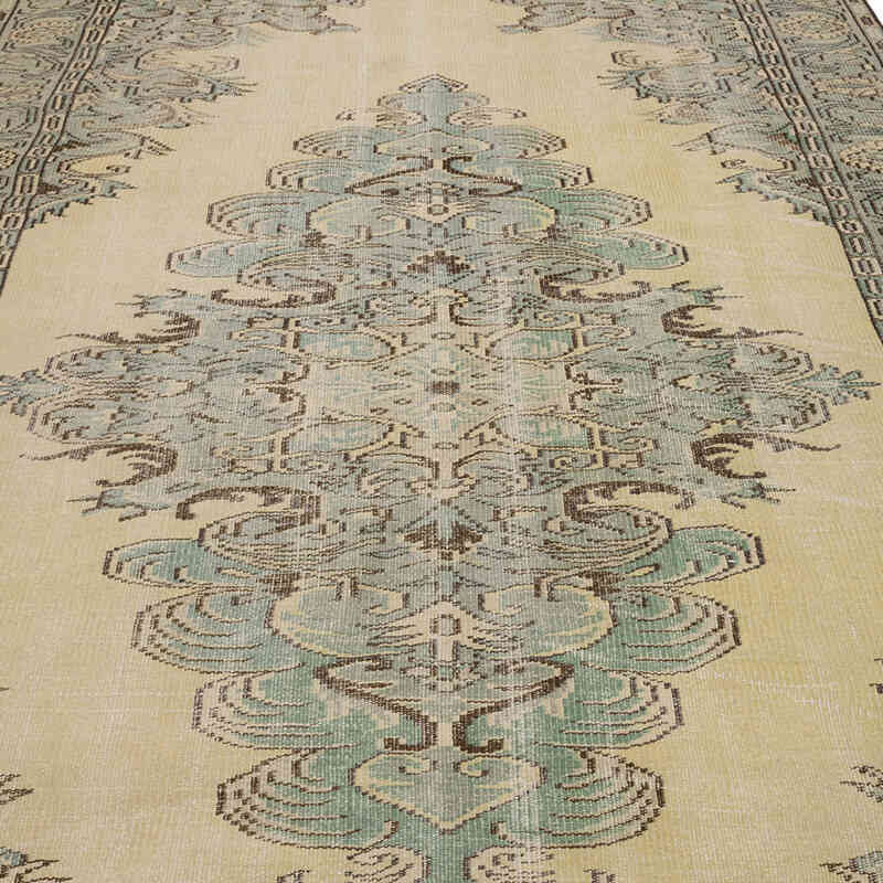 Vintage Turkish Hand-Knotted Rug - 6' 1" x 9' 4" (73" x 112") - K0072123