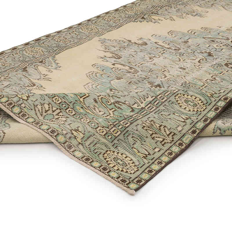 Vintage Turkish Hand-Knotted Rug - 6' 1" x 9' 4" (73" x 112") - K0072123