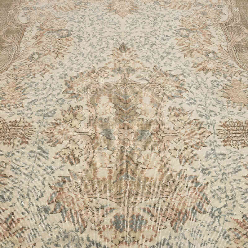 Alfombra Vintage Turca Anudada a Mano - 186 cm x 300 cm - K0072125