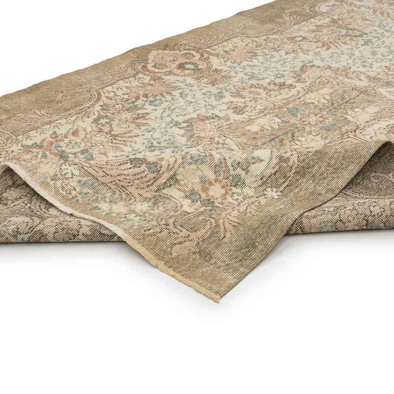 Alfombra Vintage Turca Anudada a Mano - 186 cm x 300 cm - K0072125