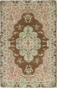 Vintage Turkish Hand-Knotted Rug - 5' 8" x 8' 7" (68" x 103")