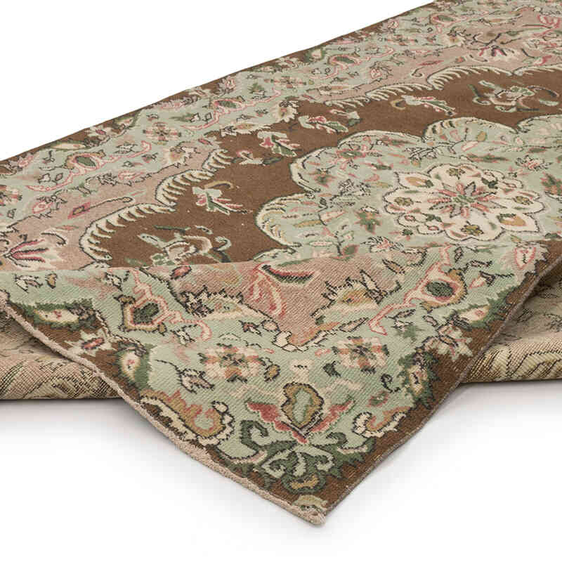 Alfombra Vintage Turca Anudada a Mano - 173 cm x 261 cm - K0072128