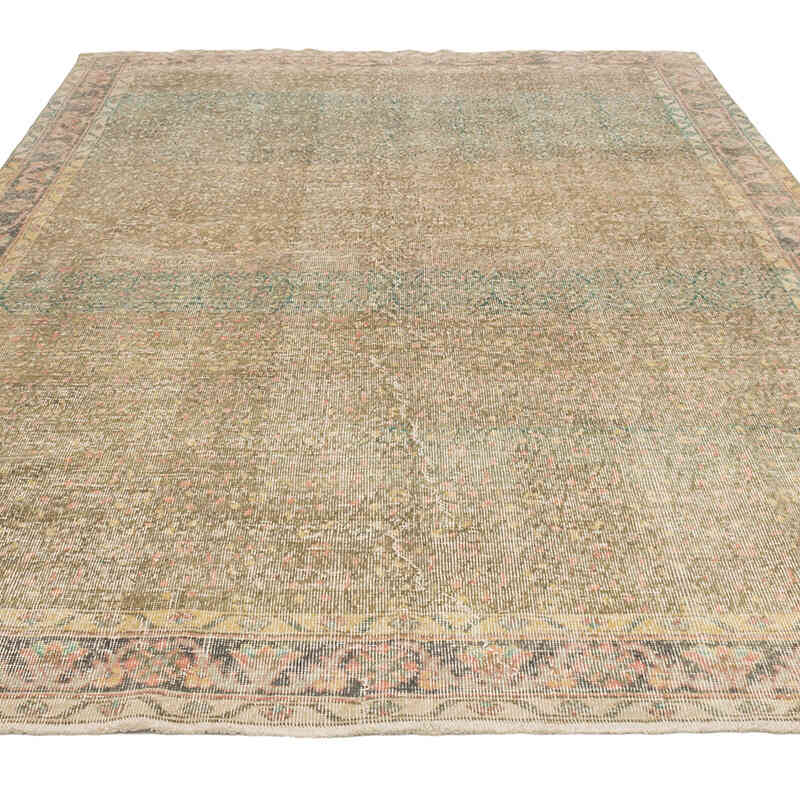 Alfombra Vintage Turca Anudada a Mano - 197 cm x 297 cm - K0072129
