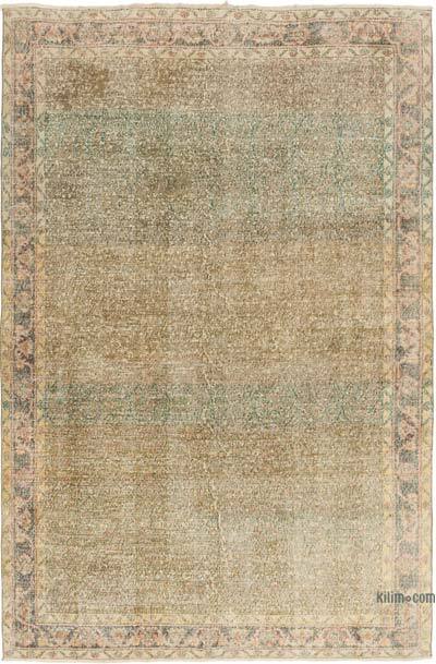 Vintage Turkish Hand-Knotted Rug - 6' 6" x 9' 9" (78" x 117")