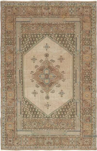El Dokuma Vintage Halı - 158 cm x 244 cm