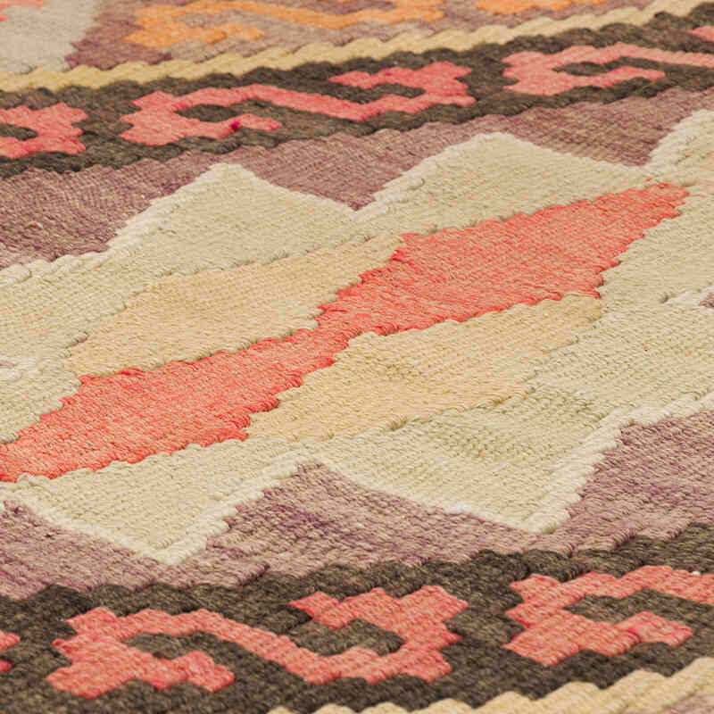 Vintage Tribal Kilim Runner - 3' 1" x 11' 7" (37" x 139") - K0072138