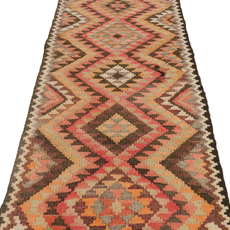 Vintage Tribal Kilim Runner - 3'  x 10' 6" (36" x 126") - K0072153