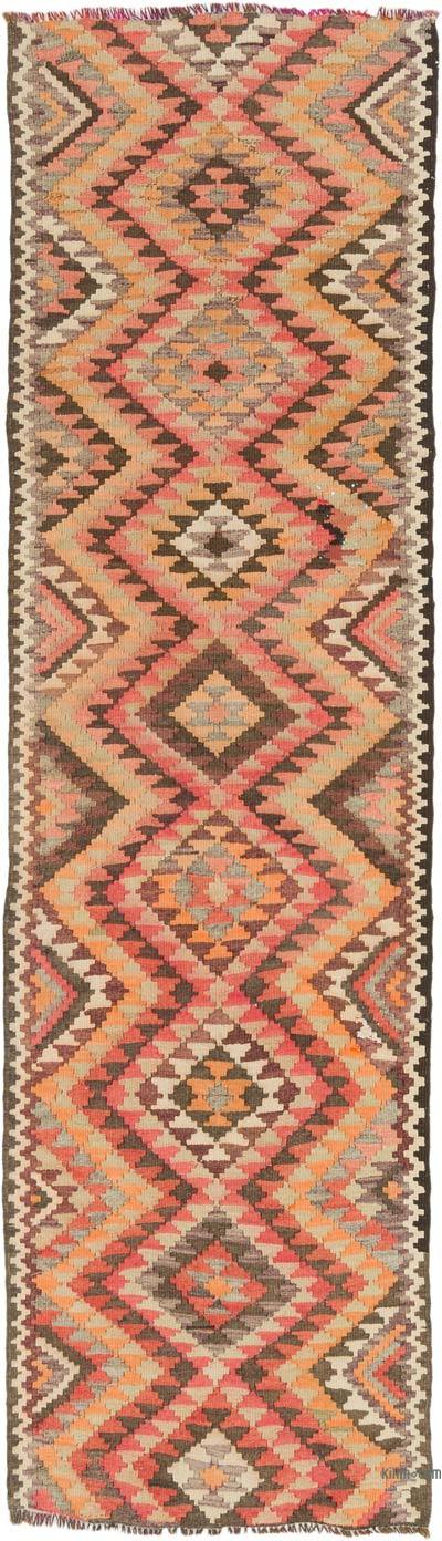 Vintage Anadolu Kilim Yolluk - 91 cm x 320 cm