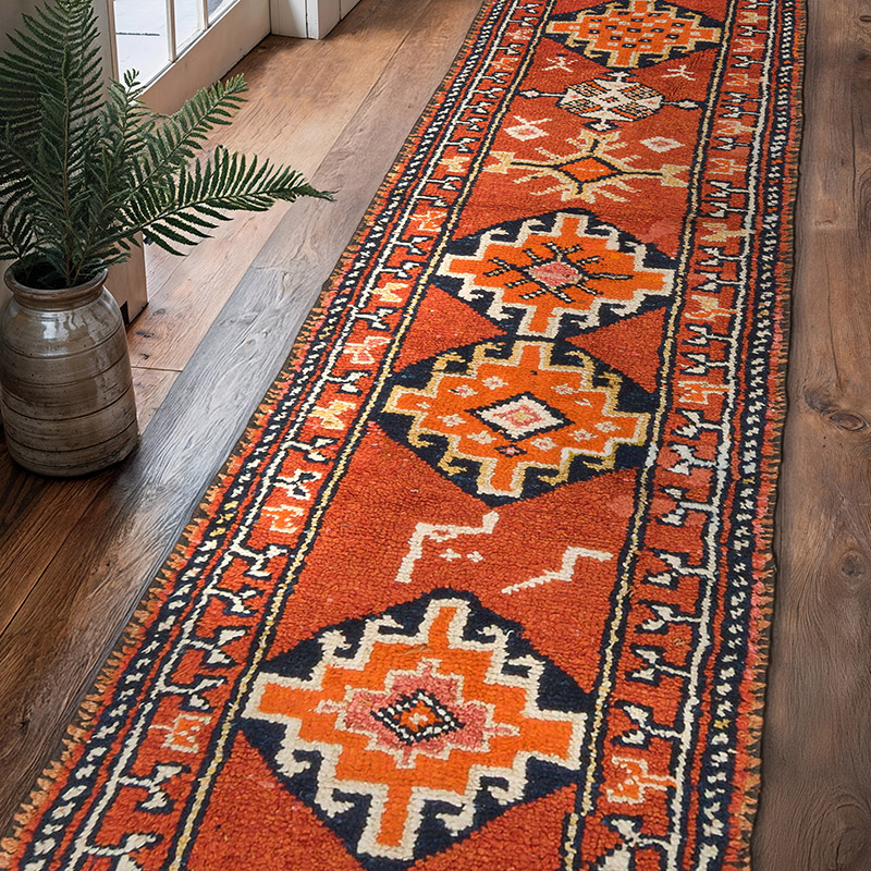 Vintage Anadolu Yolluk - 90 cm x 340 cm - K0072157