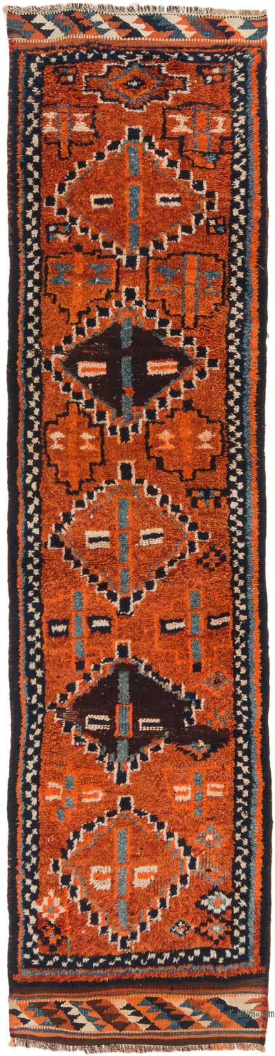 Vintage Tribal Runner Rug - 2' 10" x 11'  (34" x 132")