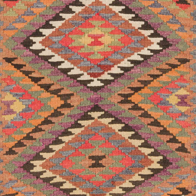 Alfombra Kilim Tribal Vintage - 80 cm x 340 cm - K0072170