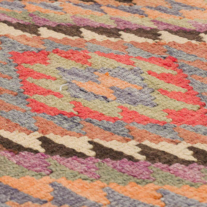 Alfombra Kilim Tribal Vintage - 80 cm x 340 cm - K0072170