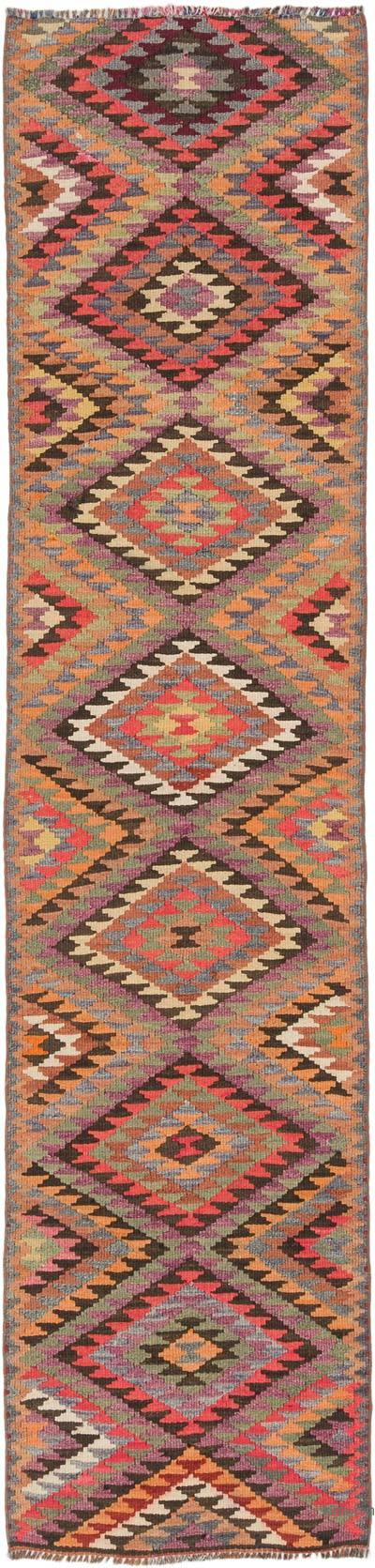Vintage Anadolu Kilim Yolluk - 80 cm x 340 cm