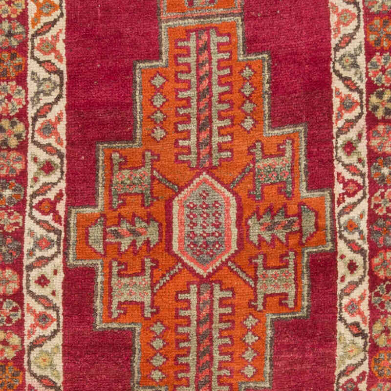 Vintage Tribal Runner Rug - 3'  x 12' 4" (36" x 148") - K0072171