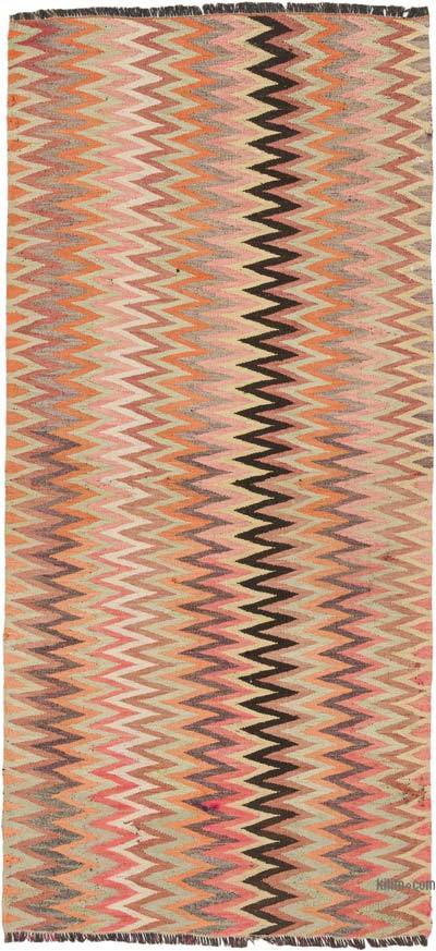 Vintage Anadolu Kilim Yolluk - 106 cm x 225 cm